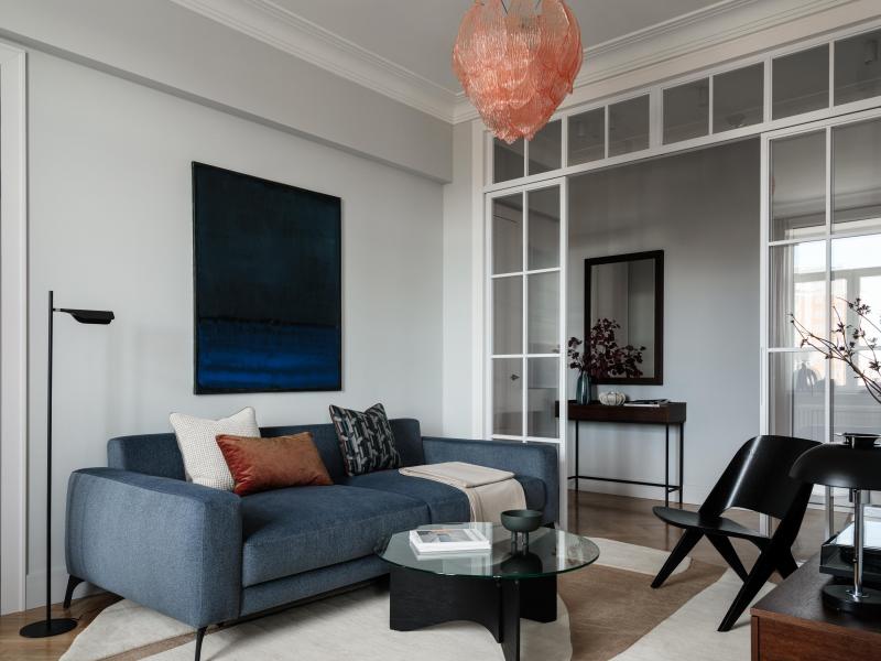 Диван Леонардо в проекте Bellager Design