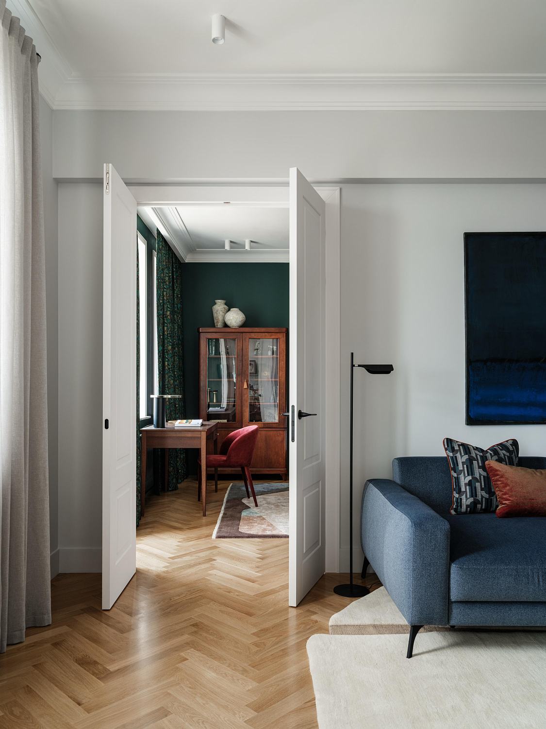 Диван Леонардо в проекте Bellager Design